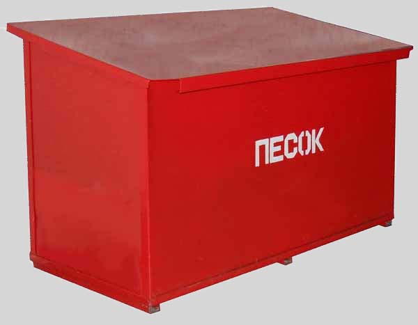 Ящик для песка неразборный